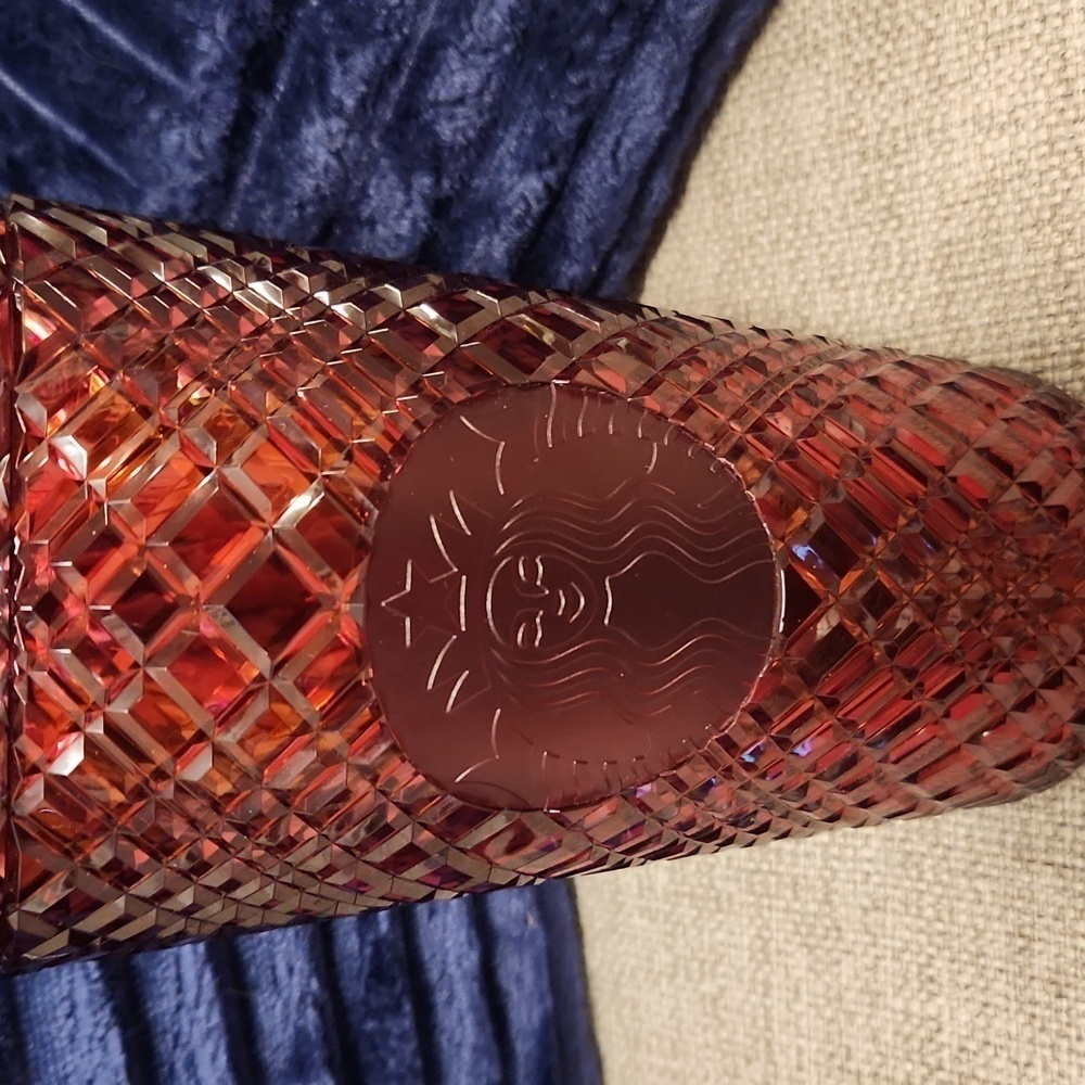 BOGO Starbucks Winter Holiday Jeweled Tumbler Cold Cup - Red 2 - Picture 2 of 4
